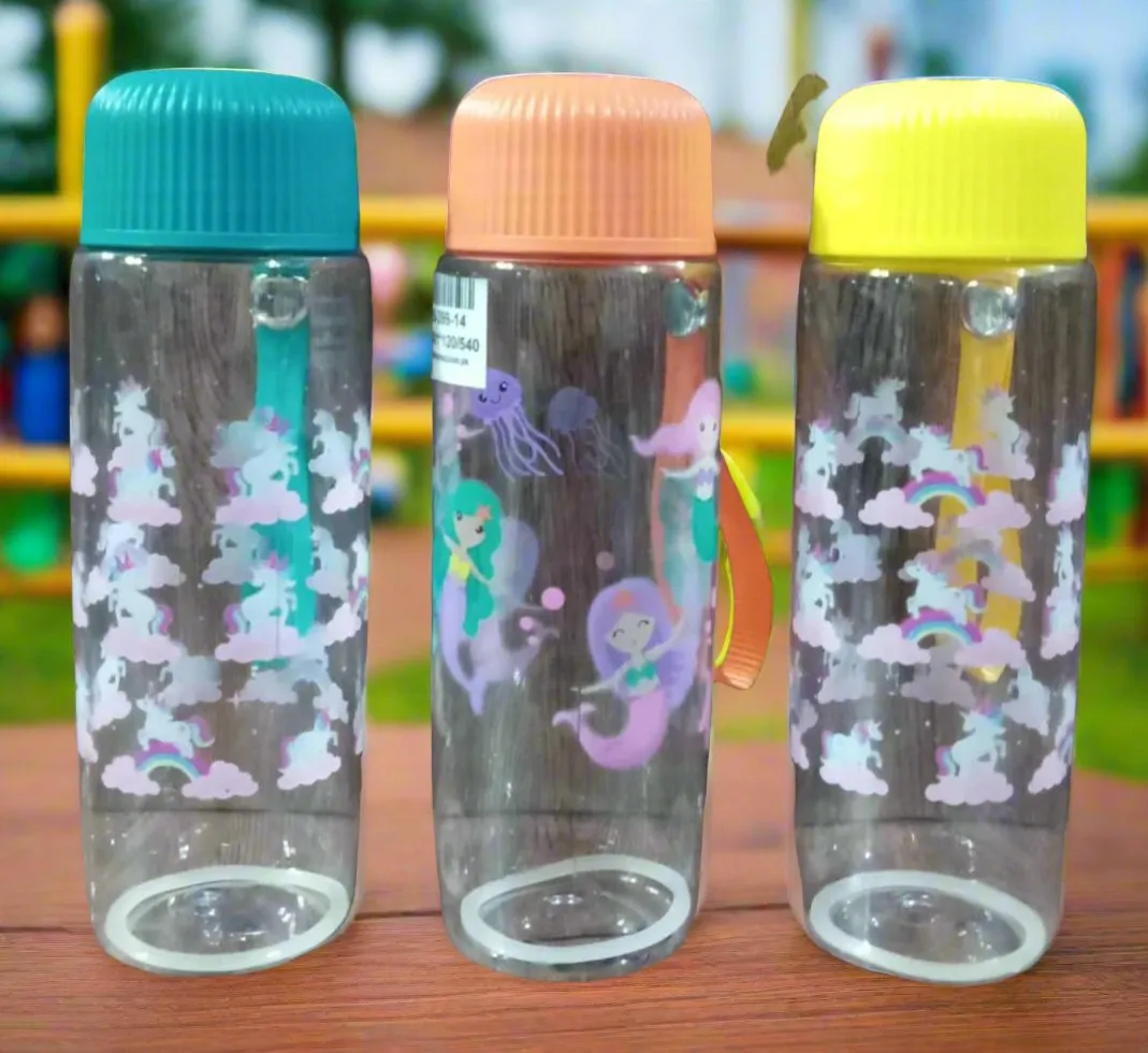 Rainbow Fish Theme Water Bottle