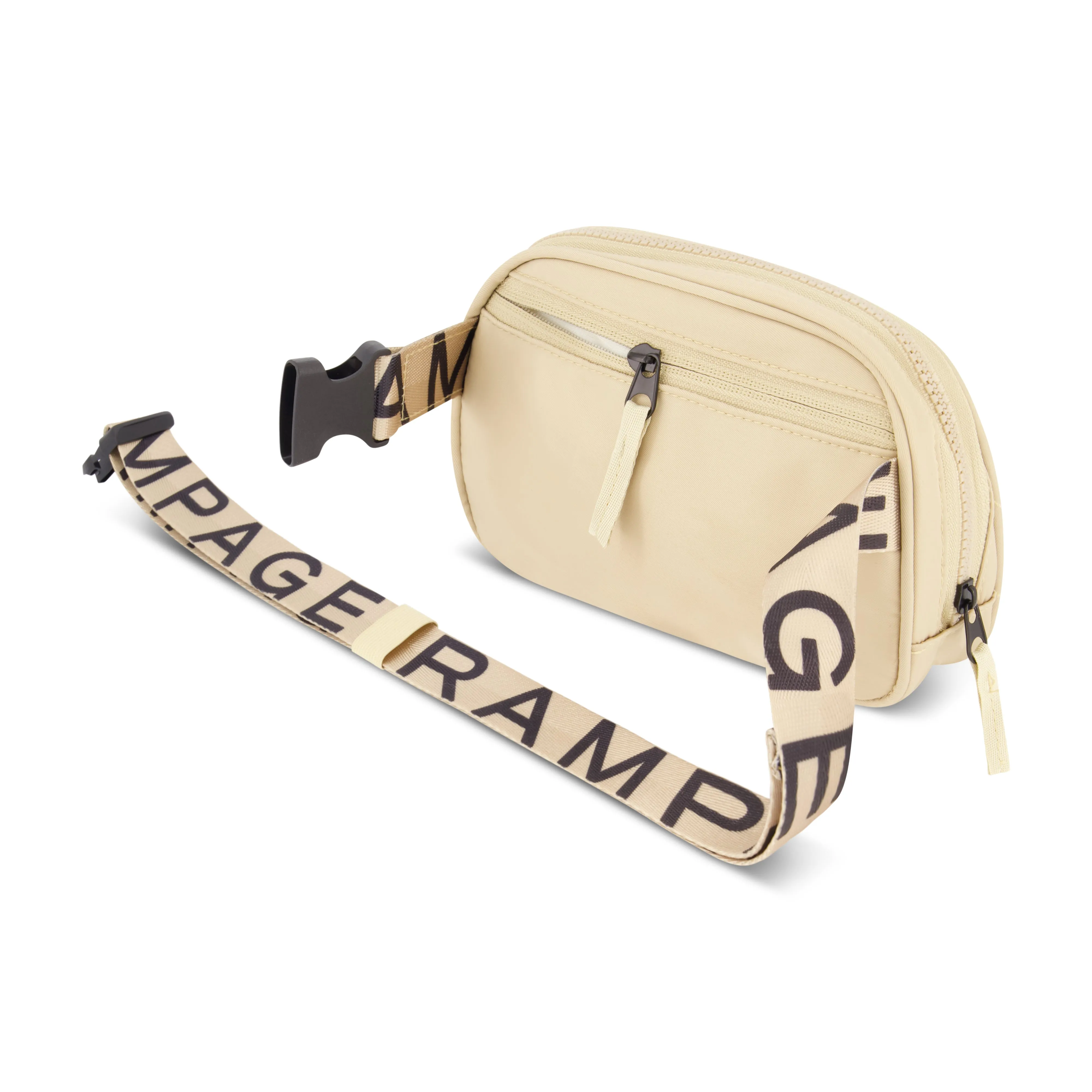 Rampage Women's Fashion Nylon Belt Bag - Travel Waist Pack, Trendy Fashionable Fanny Packs For Women , Waterproof Crossbody Belt Bags