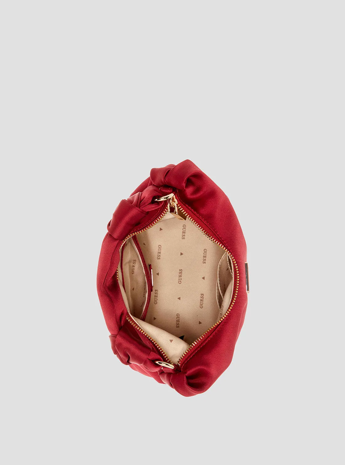 Red Velina Hobo Bag