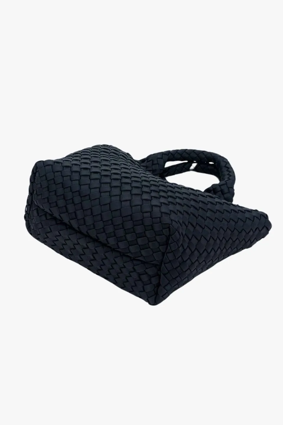 Reeva Black Woven Mini Bag