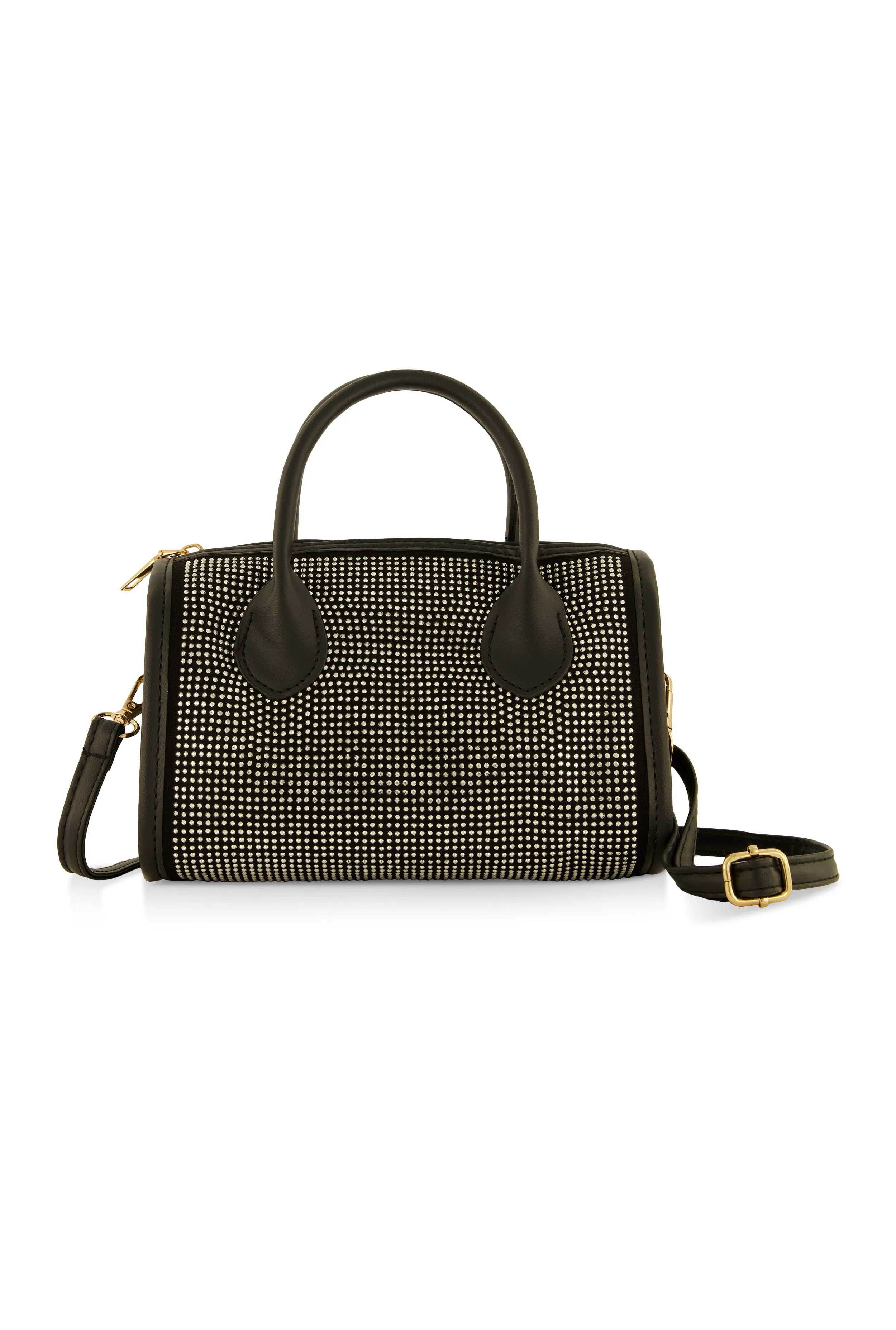 Rhinestone Mini Duffel Bag