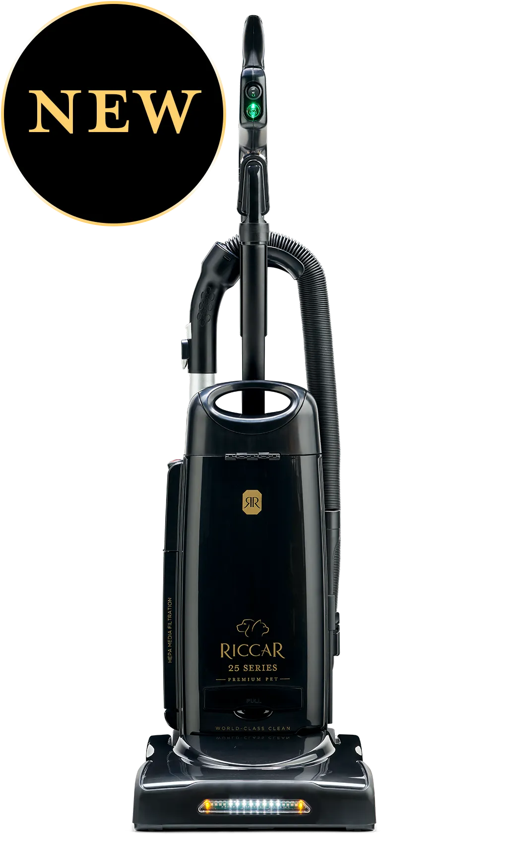 Riccar R25P Premium Pet Clean Air Upright Black