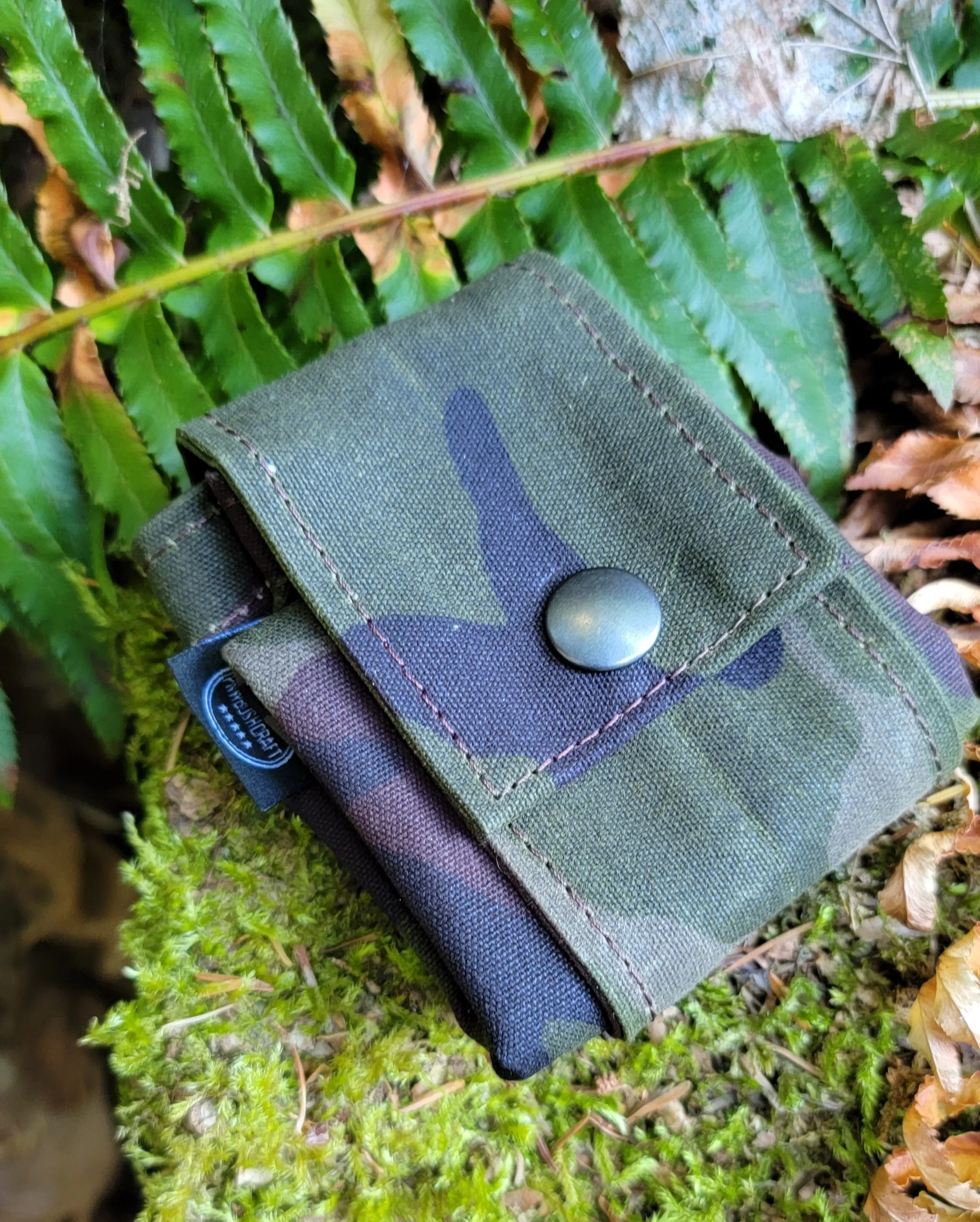 Rugged Waxed Canvas Foraging Bag, Hip Pouch by PNWBUSHCRAFT