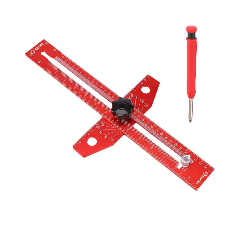 SAKER® Woodworking Scriber Marking Line Ruler