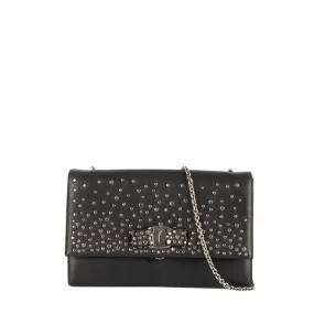 Salvatore Ferragamo Ginny Studded Leather Crossbody Bag