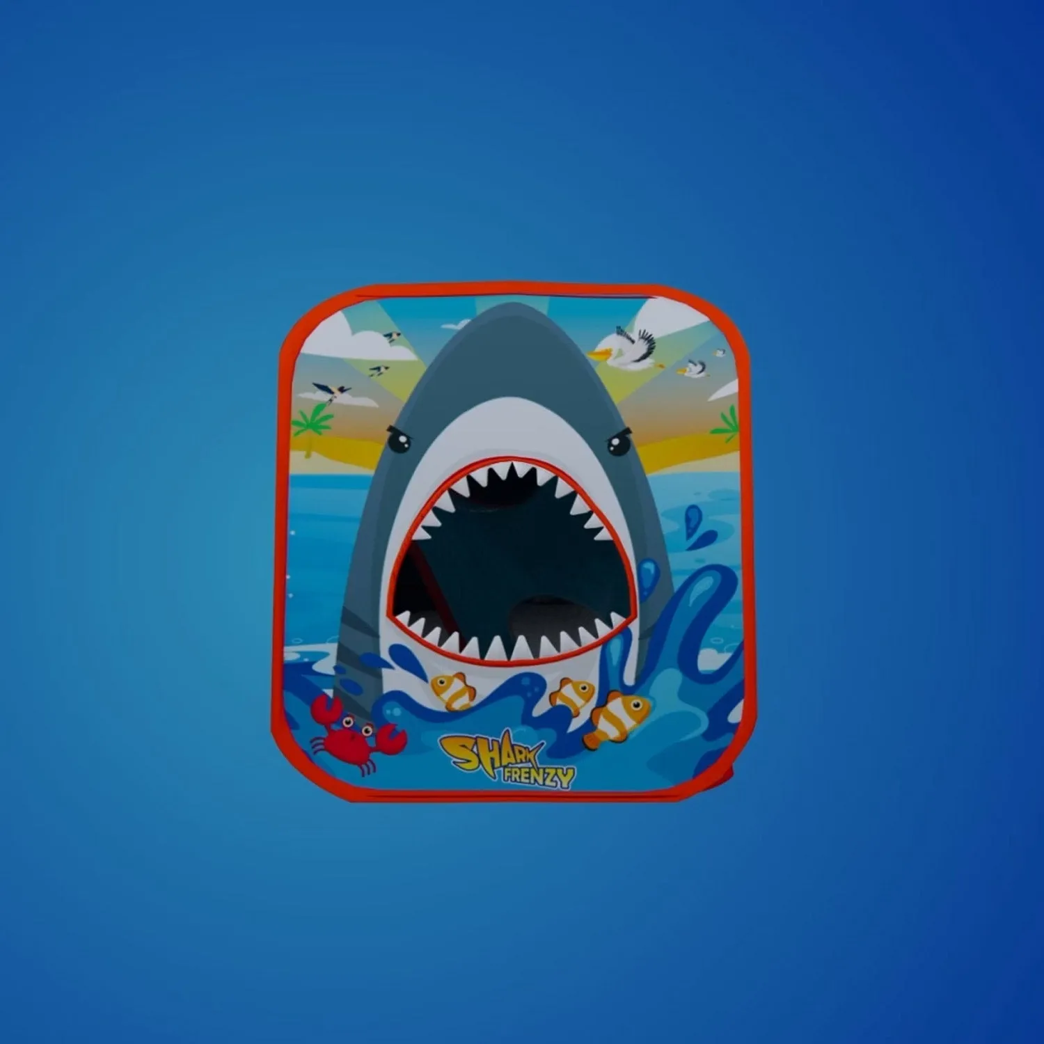 Shark Frenzy | 2-In-1 Bean Bag Toss Game For Kids