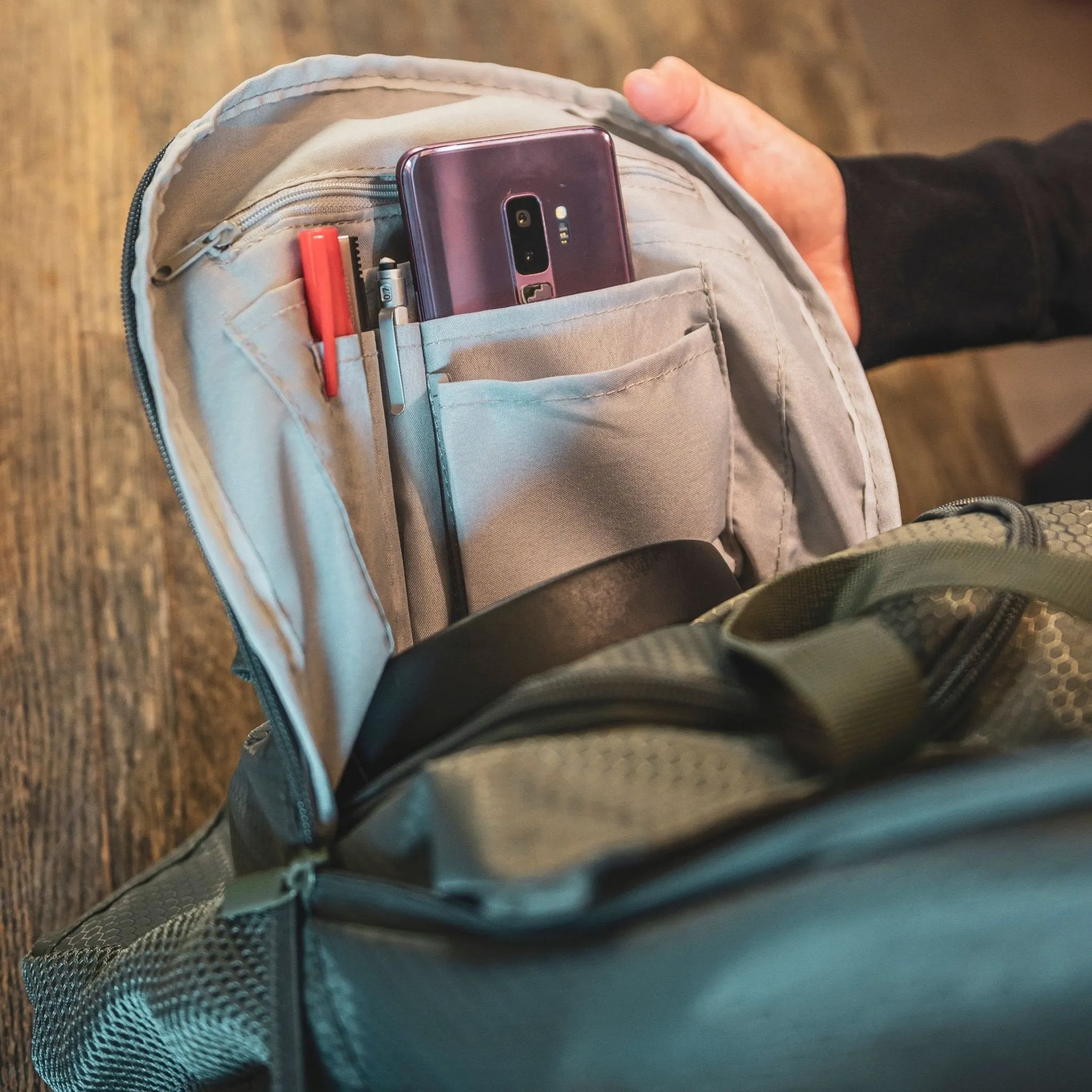 Signature Backpack - Green