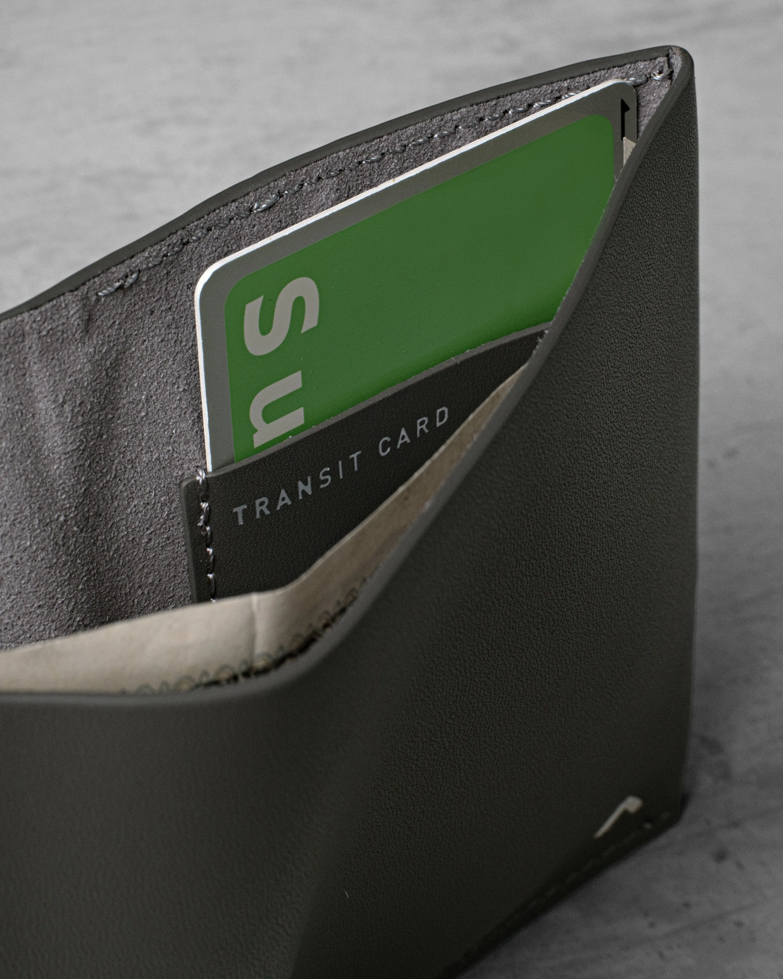 Slim Coin Wallet Grey