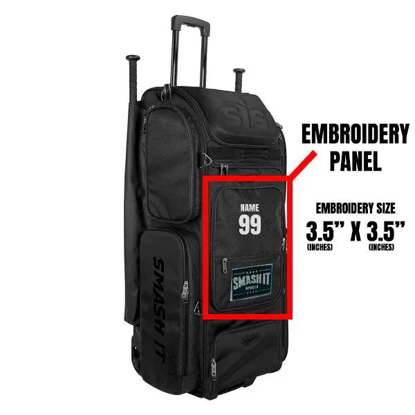 SMASH OPS V3 GUERRILLA Grey/Red USA Roller Bag