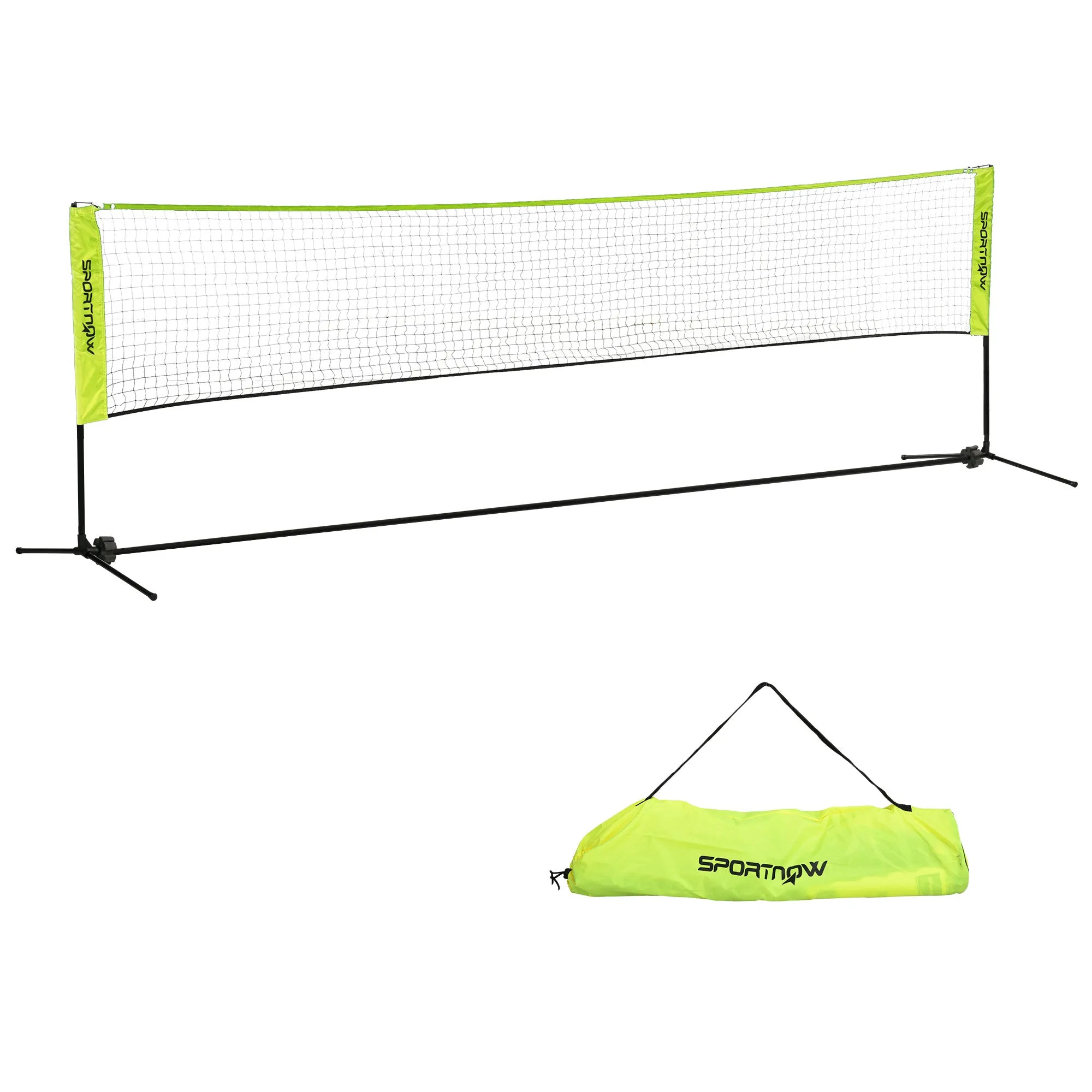 SPORTNOW 4m Badminton Net, Adjustable Sports Net for Tennis, Volleyball