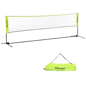 SPORTNOW 4m Badminton Net, Adjustable Sports Net for Tennis, Volleyball