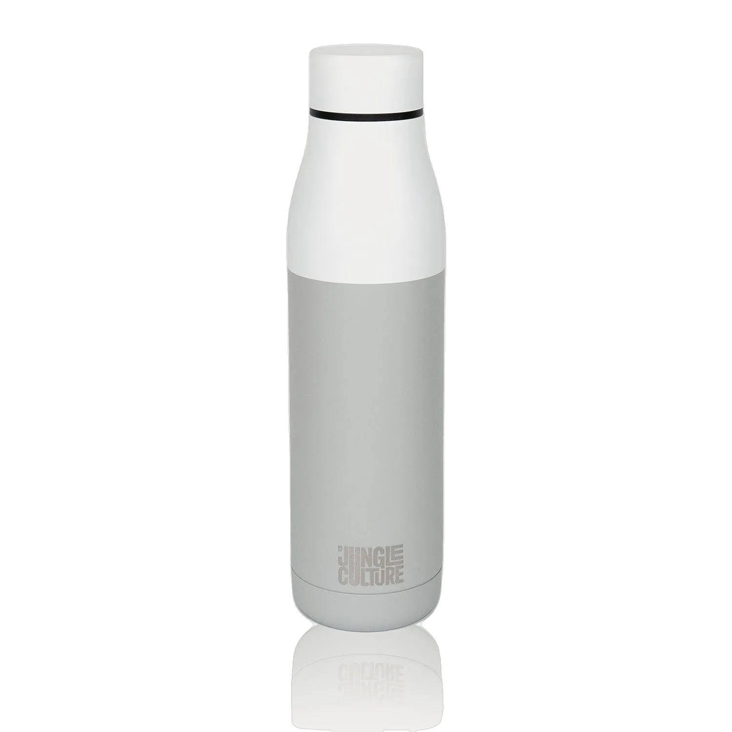 Stainless Steel Water Bottle - Matt Black or White - Bottle for Life