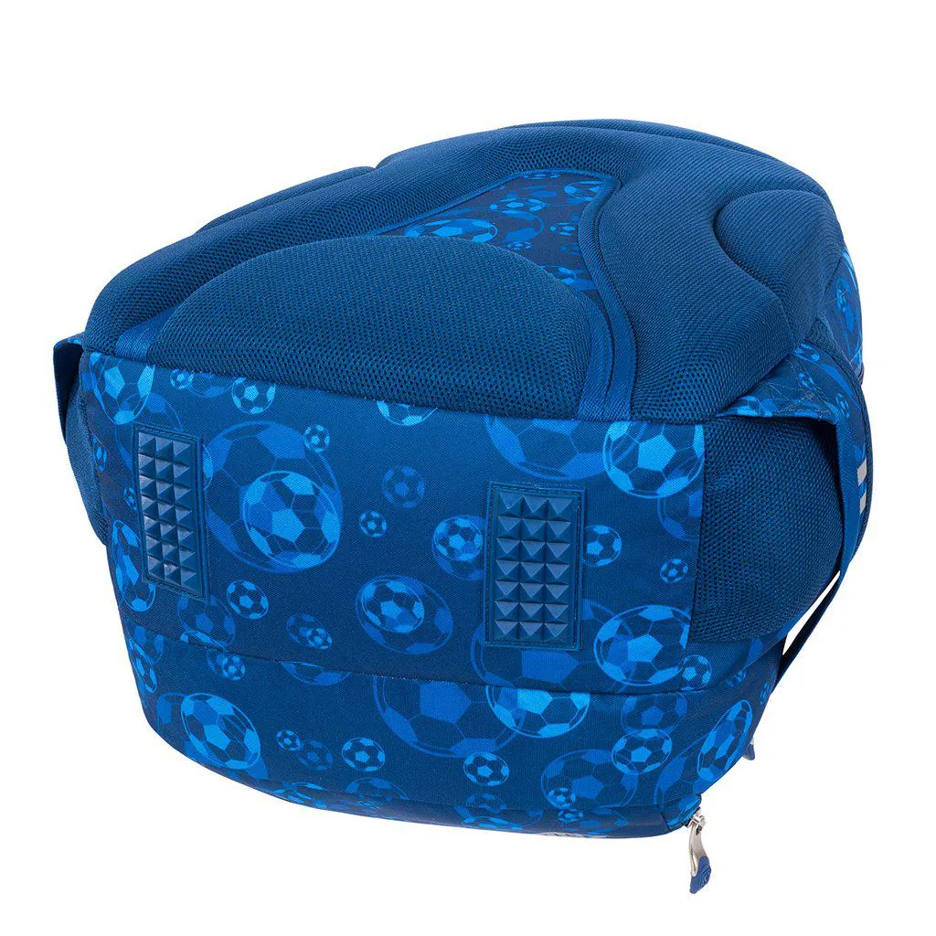 St.Right - Blue Football - 3 Compartment Backpack