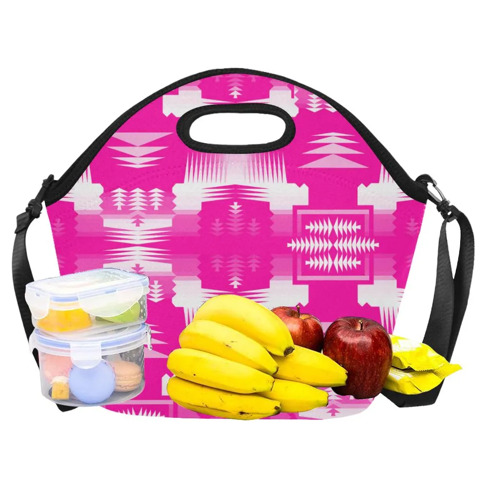 Sunset Sage Large Insulated Neoprene Lunch Bag