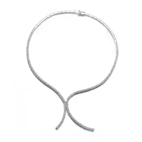 Sylvie Tennis Tie Necklace