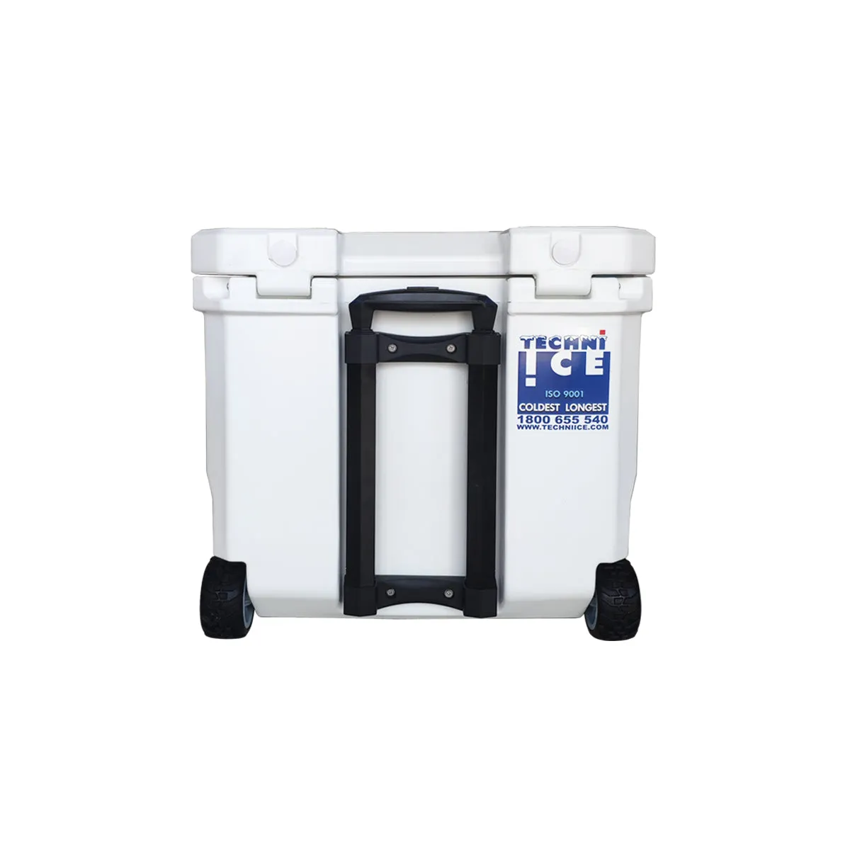 Techni Ice Signature Hybrid Premium Ice Box 35L White with Wheels & Telescopic Travel Handle - *Preorder FOR MID-LATE NOVEMBER DISPATCH *FREE 6 REUSABLE DRY ICE PACKS VALUES $32.95