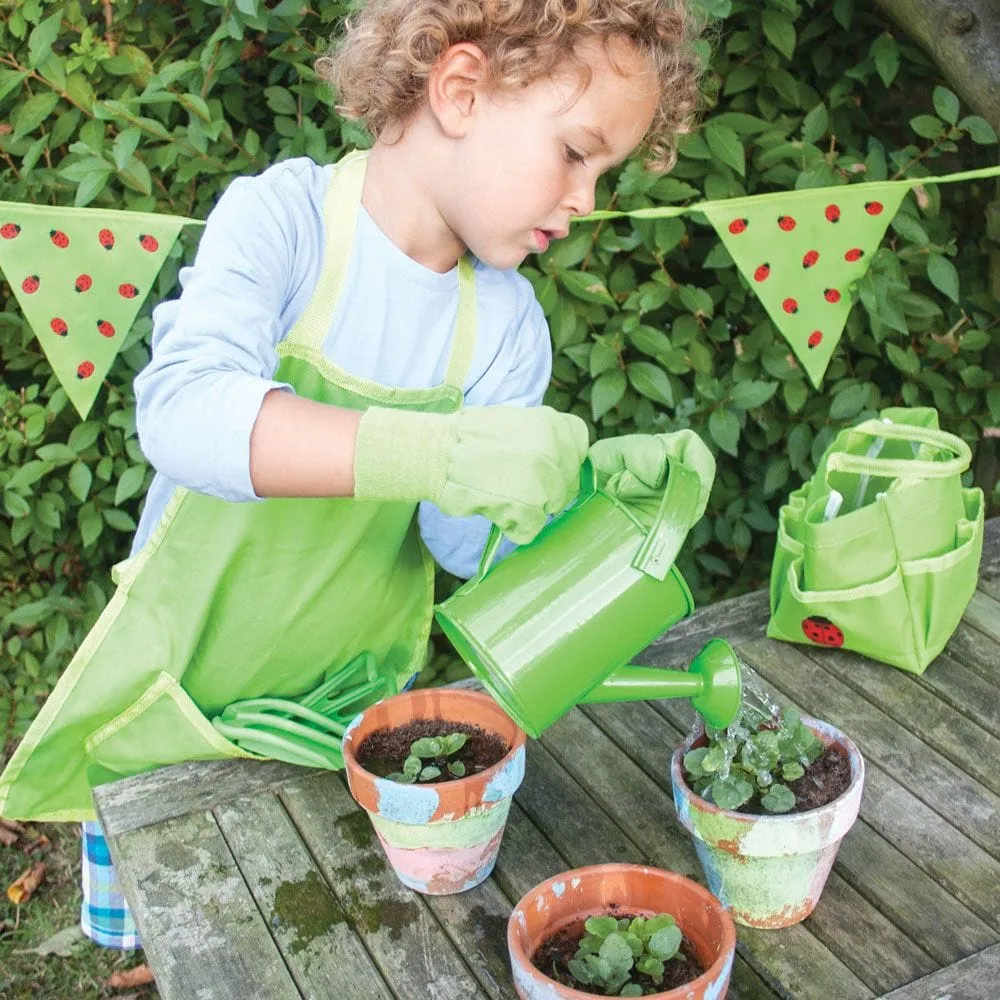 The Bigjigs Toys Small Tote Bag with Children’s Garden Tools