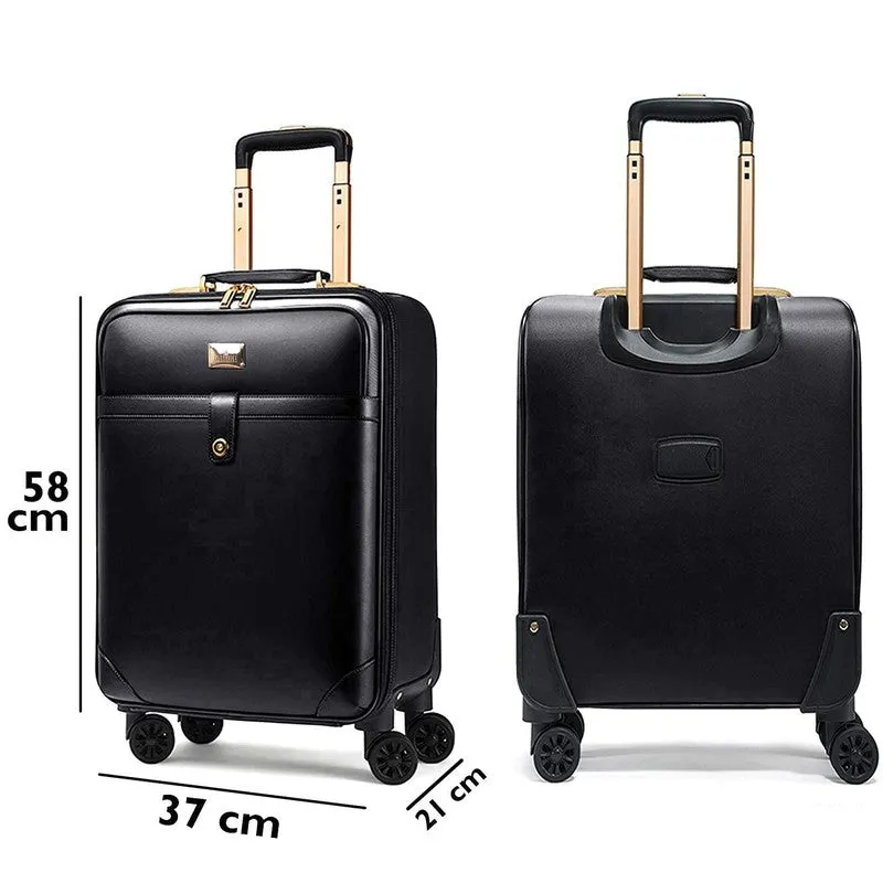 THE CLOWNFISH Combo of 2 Stark Series Luggage Polycarbonate Hard Case Suitcases Eight Wheel Trolley Bags with Double TSA Locks- Blush Pink (Medium 67 cm-26 inch, Small 57 cm-22 inch)