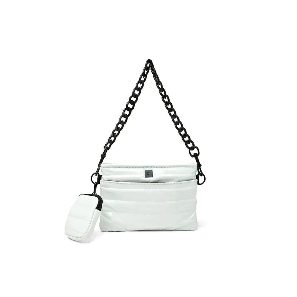 Think Royln Downtown Crossbody - White Patent