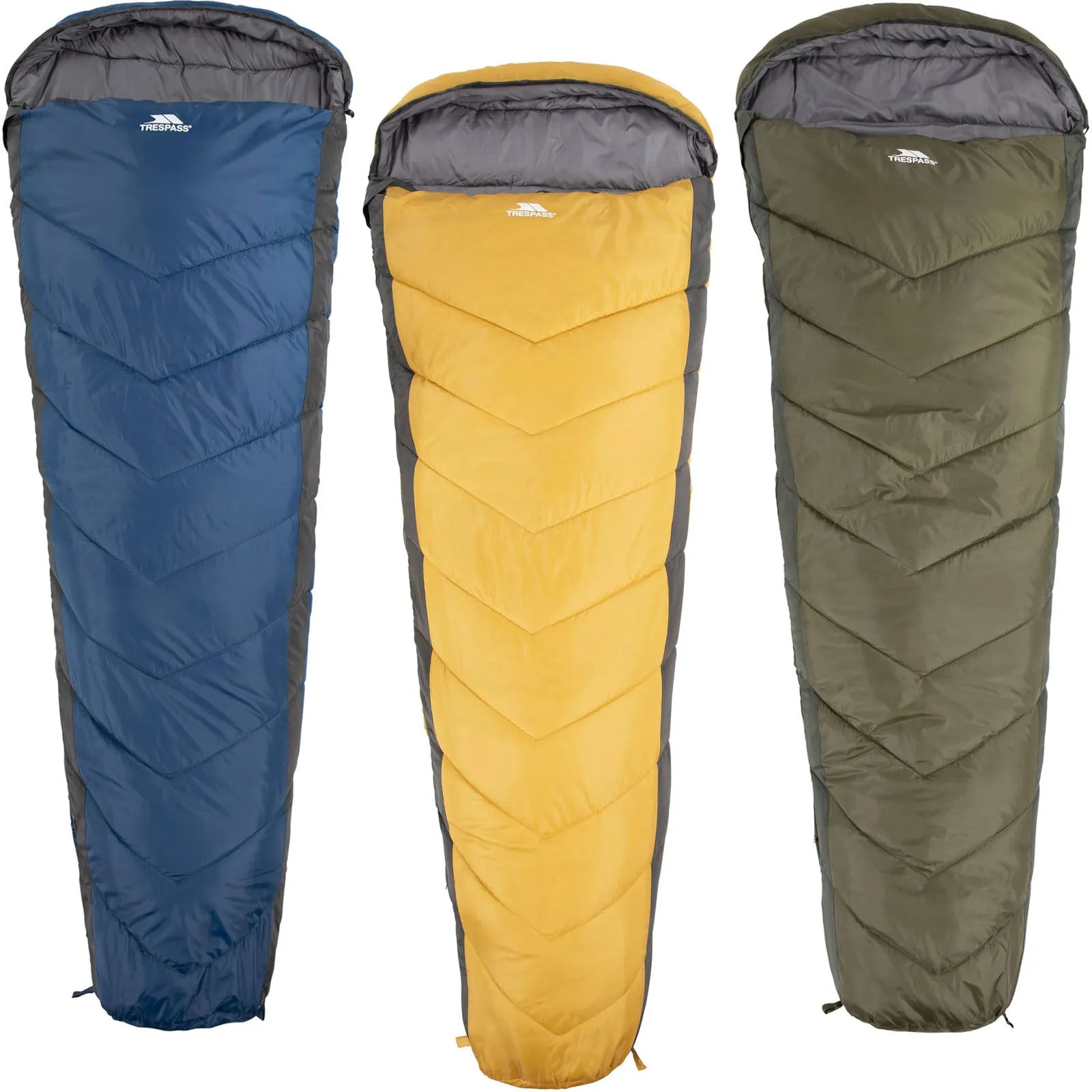 Trespass Adults Doze 3 Season Water Repellent Camping Sleeping Bag