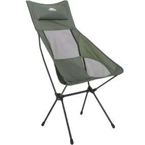 Trespass Roost Tall Lightweight Folding Chair - Olive