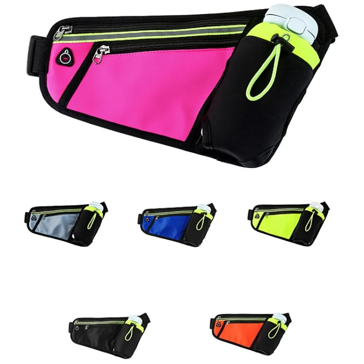 Triangle Sports Running Waist Bag Mobile Phone Water Bottle Bag, Size: 10 inch(Royal Blue)