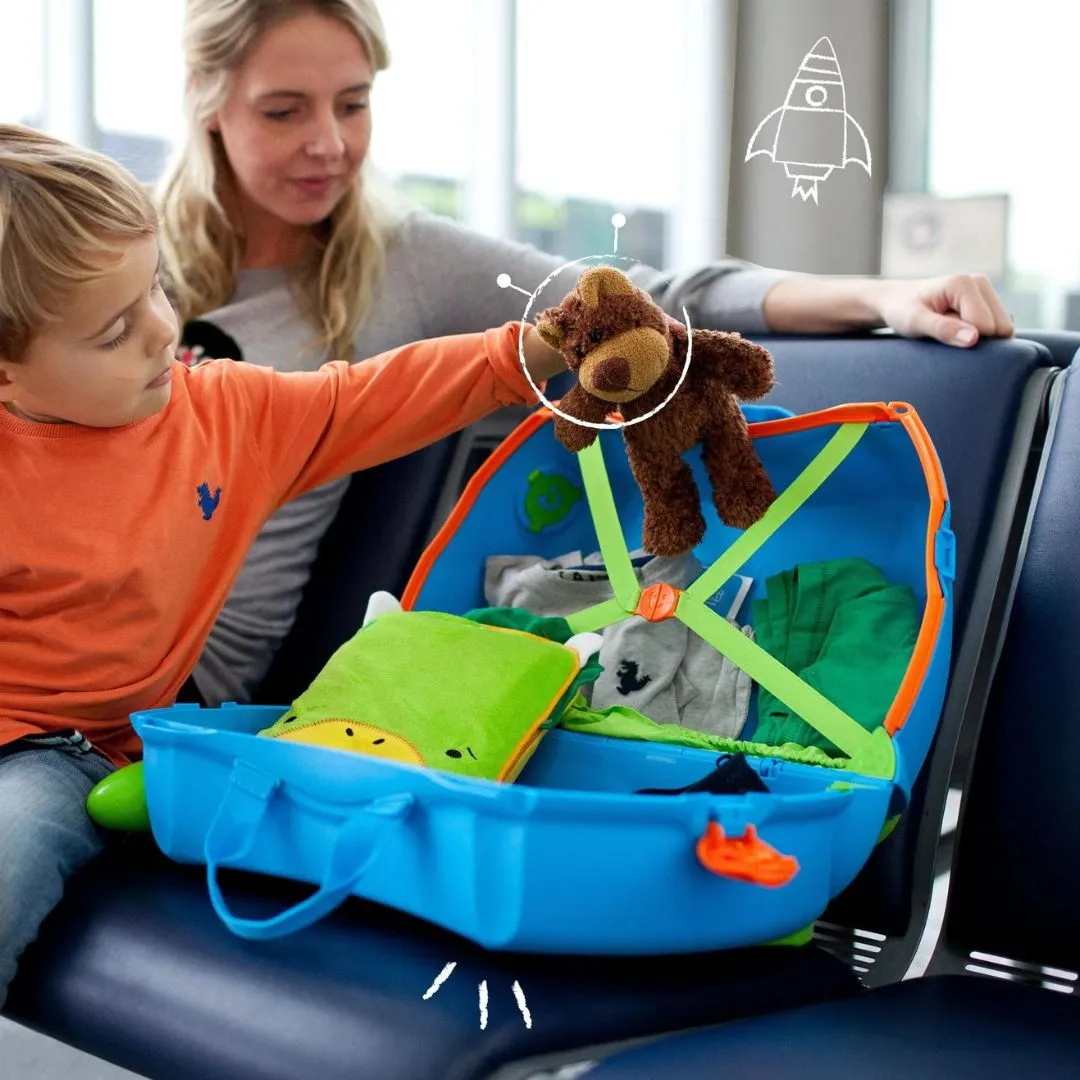 Trunki Terrance Blue Ride on Suitcase