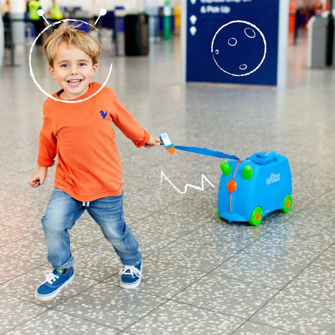 Trunki Terrance Blue Ride on Suitcase