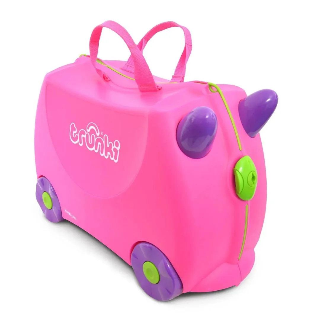 Trunki Trixie Pink Ride on Suitcase