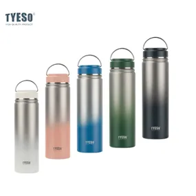 TYESO Sports Bottle With Steel Handle 25oz