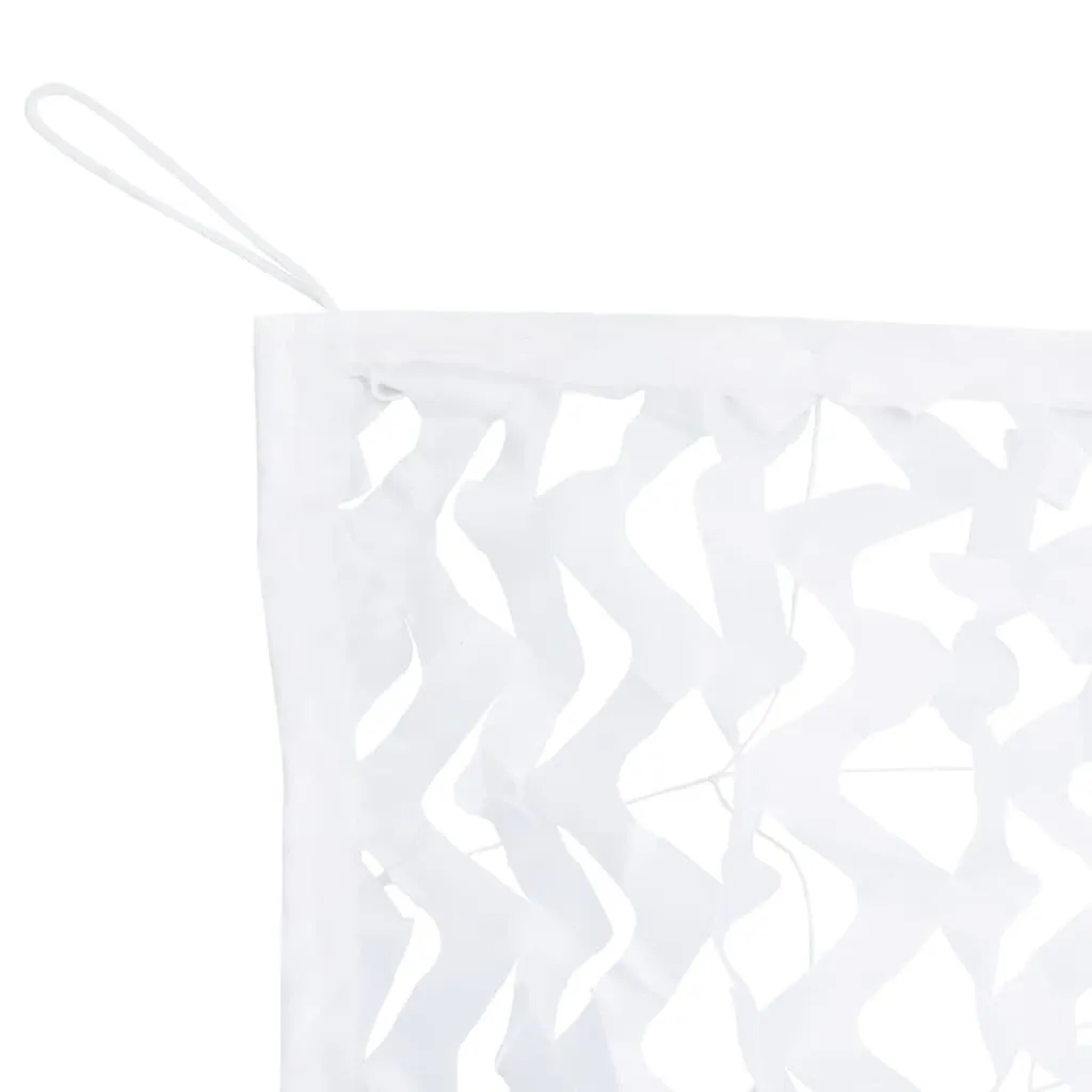 vidaXL Camouflage Net with Storage Bag 519x142 cm White