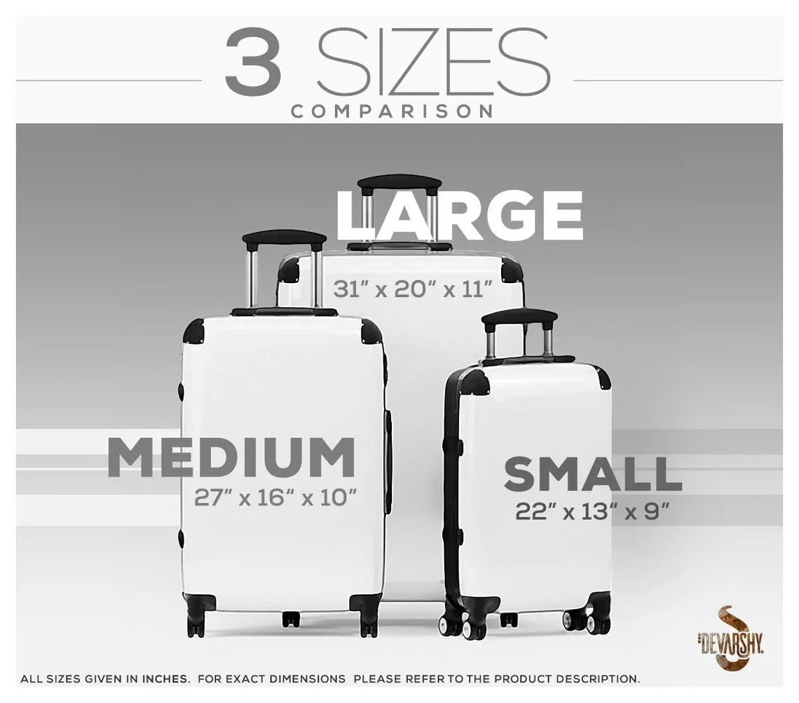 Viking BULLDOG Suitcase Carry-on Suitcase Robot Bulldog Luggage Hard Shell Suitcase in 3 Sizes | D20124