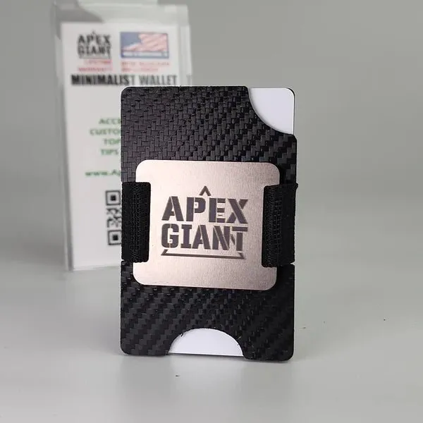 Wallet - Carbon Fiber Tactical Armor Black - APEX GIANT