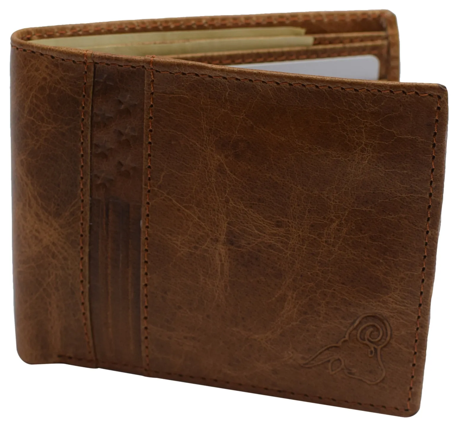 Wallet for Men’s - Genuine Leather Slim Bifold RFID Blocking Packed in Stylish Gift Box USA Series