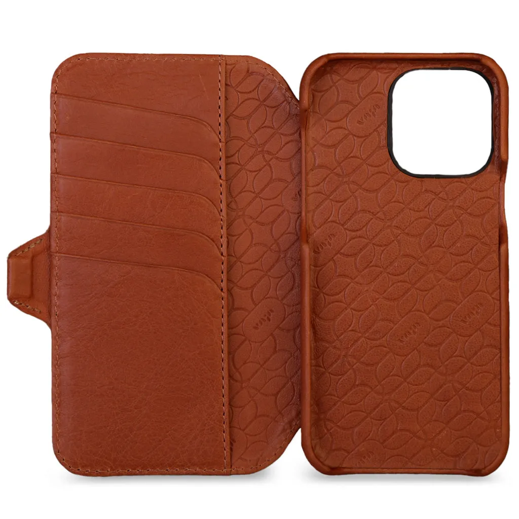 Wallet iPhone 14 Pro Max leather case