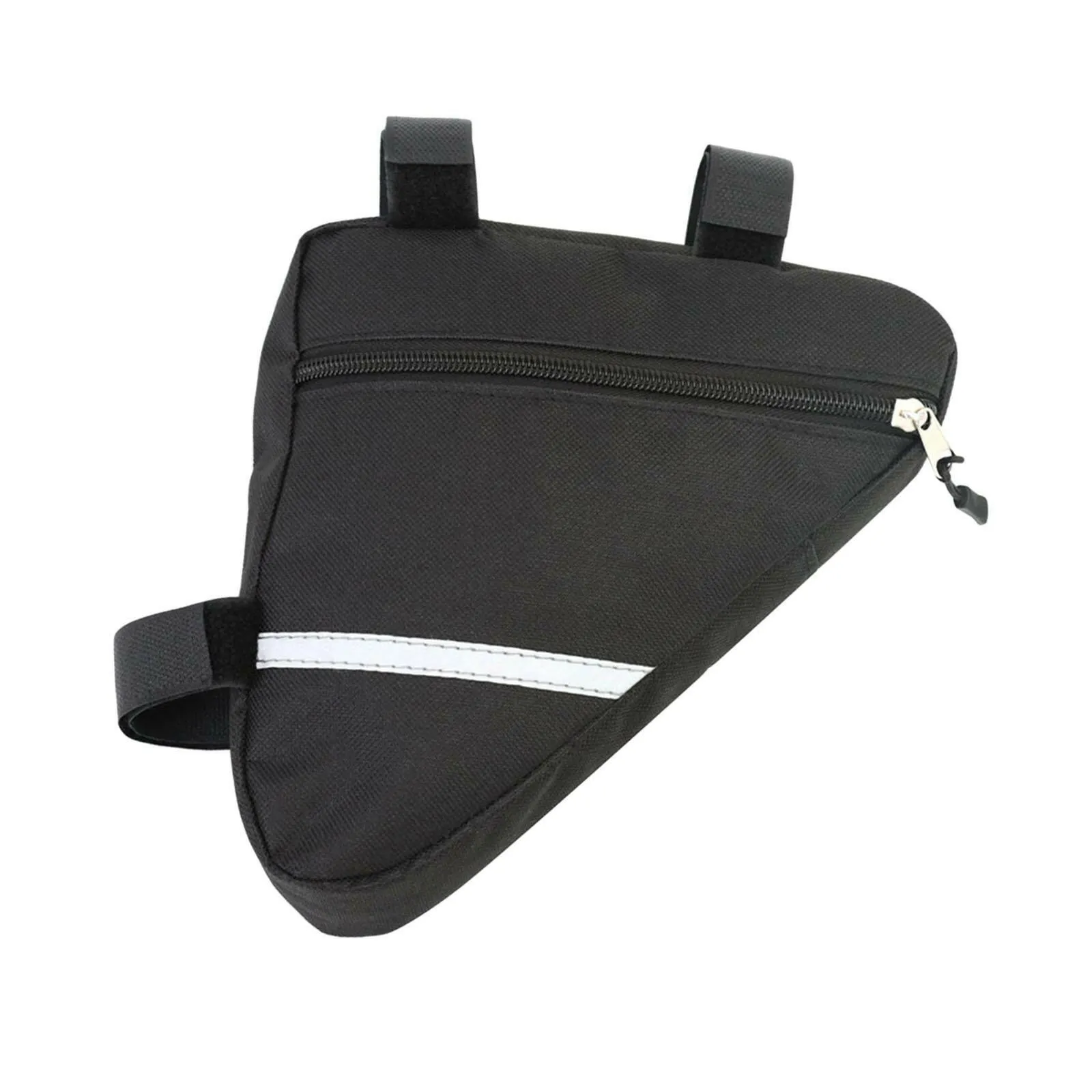 Waterproof Bike Frame Bag  Bicycle Pouch Equipment Front Frame Oxford Cloth Tube Pouch for Cards Outdoor Activities Road Bike