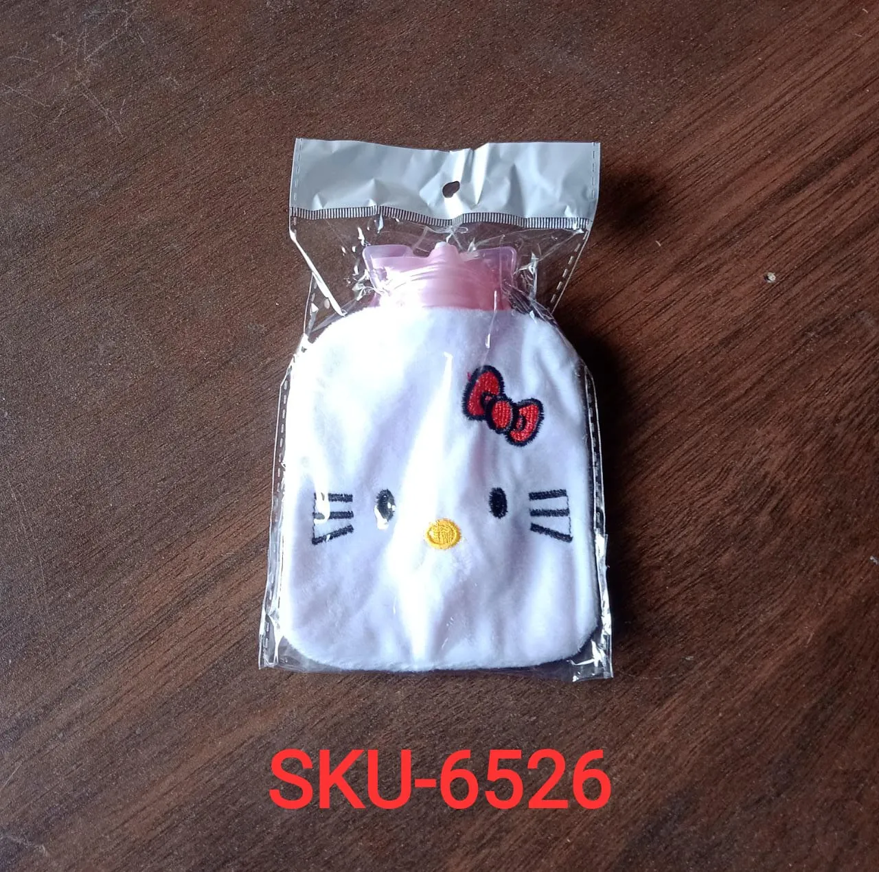 White Hello Kitty small Hot Water Bag with Cover for Pain Relief, Neck, Shoulder Pain and Hand, Feet Warmer, Menstrual Cramps.