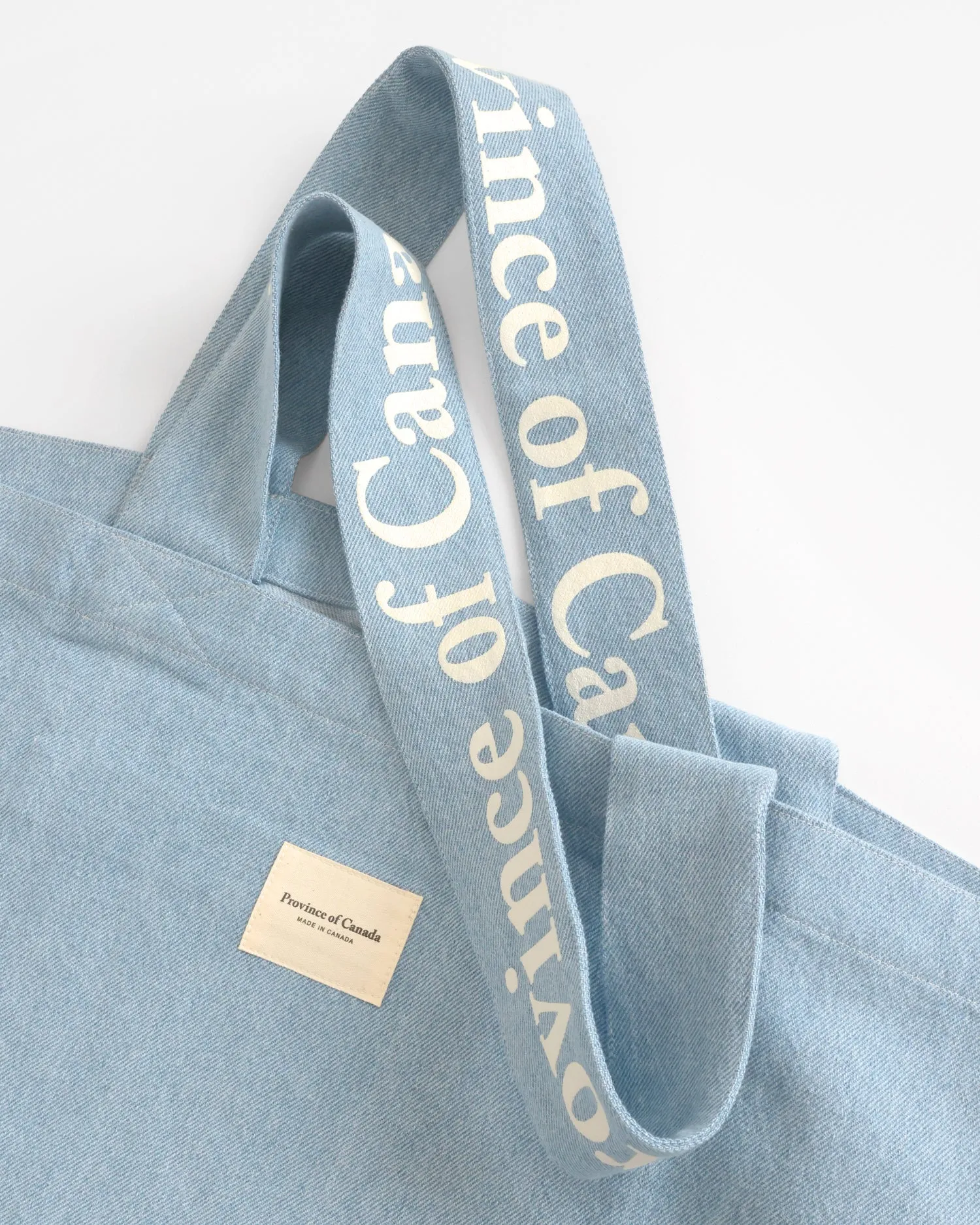 Wordmark Tote Bag Denim