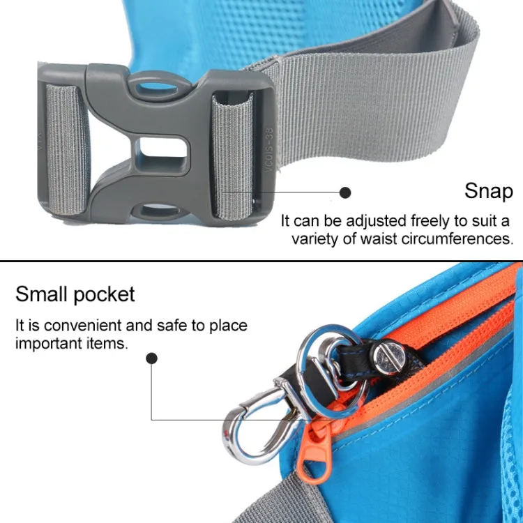 YIPINU YS9 Outdoor Cycling Mountaineering Sport Waterproof Mobile Phone Storage Waist Bag Kettle Bag(Blue)