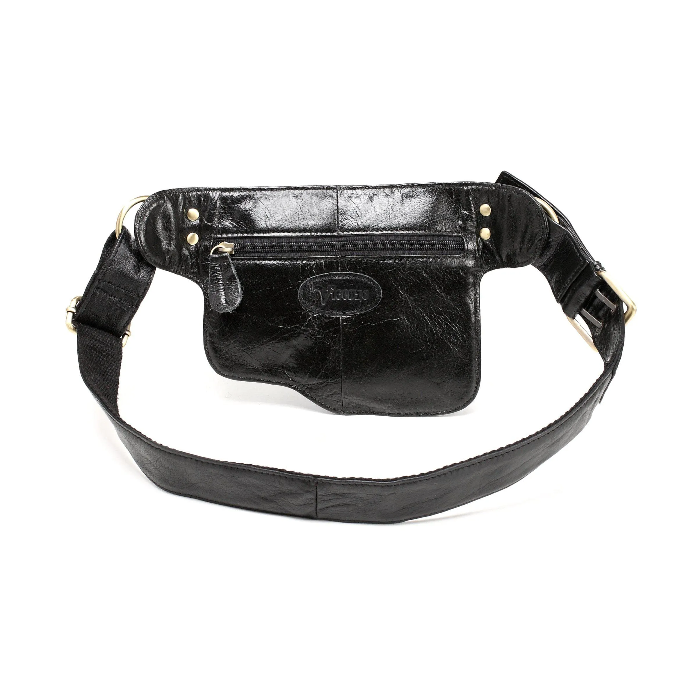 Yvette Leather  Leather Waist Purse Fanny Pack (Y-Brown)